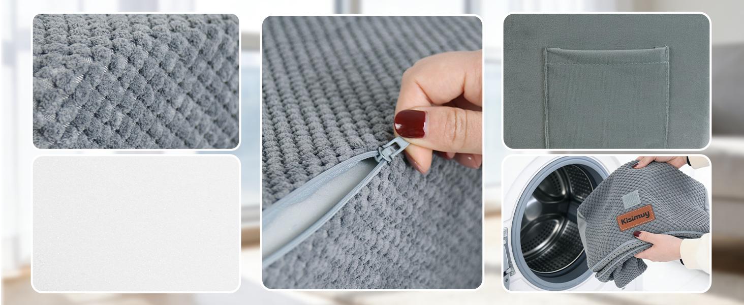 Dog Stairs for Small Dogs and Cats, 4-Step Dog Ramp for Couch and Bed, Foldable 2-in-1 Wooden Pet Steps for Puppy, Split Ottoman Design, Beige