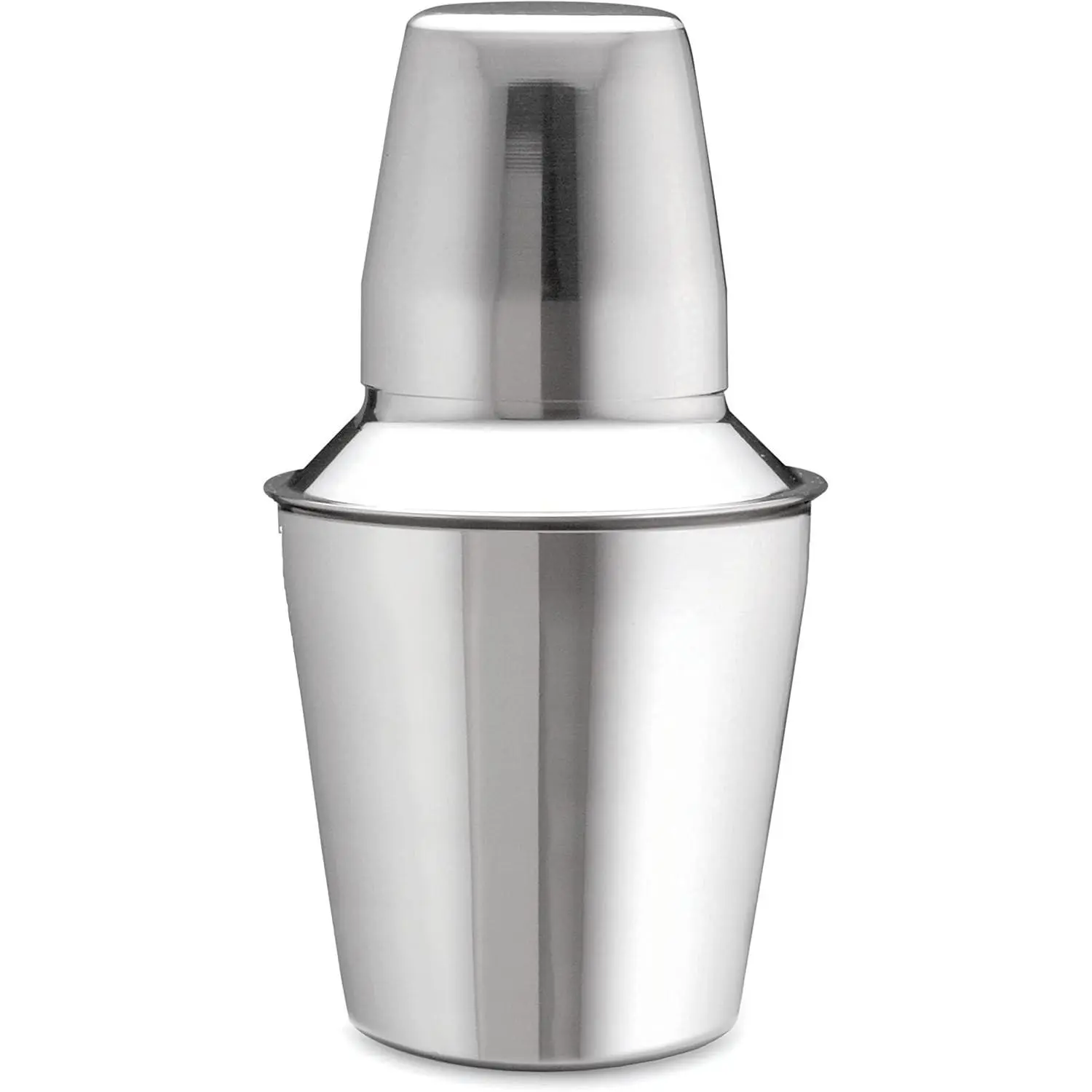 3-Piece 8oz Stainless Steel Cocktail Shaker, Built-In Strainer for Bartenders, Ideal for Mixing Cocktails & Margaritas, Durable, Dishwasher Safe