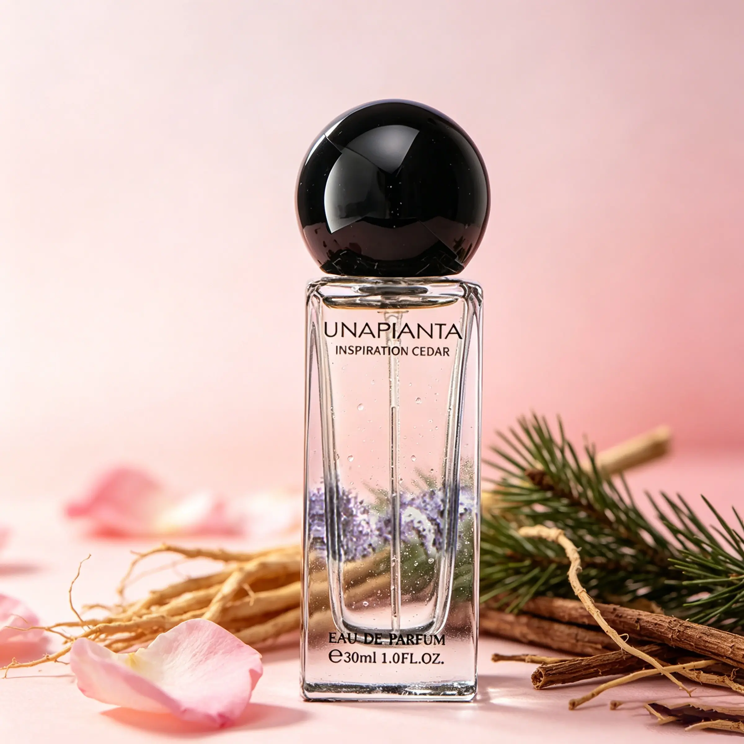 Spray Perfume for Men and Women, Woody Floral Aroma with Rose Top, Cedar Heart, Ambery Cedarwood, Vetiver & Musk Base, a Soft Earthy Scent for Daily or Office, Unisex Fragrance Cologne Gift for Christmas, Valentine's Day