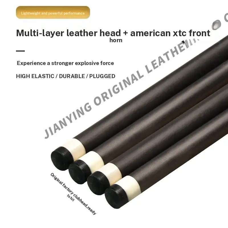 2026 new design billiard cue. Inlaying technique carbon fiber 1/2 billiard cue comes with a cue box and accessories. It features a 58 inch, 11.8mm cue tip Comes with cue case + leather tip + gloves + towel + chalk