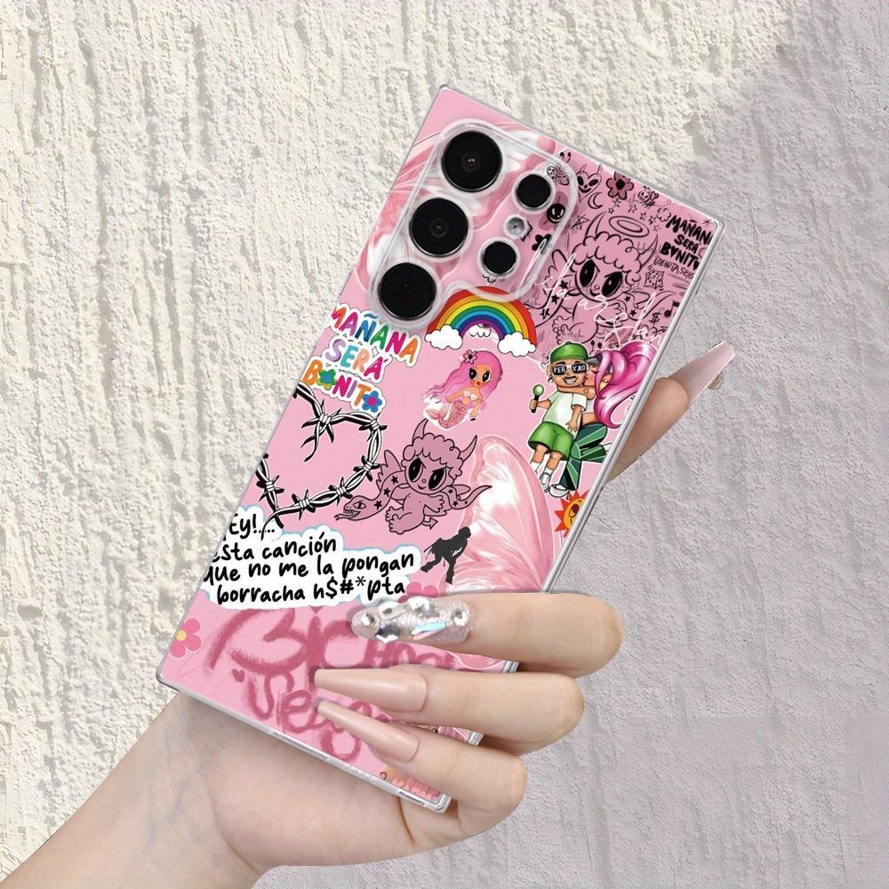Colombian Trendy Cartoon Graffiti Singer Phone Case - Glossy, Anti-slip, Shockproof, Lens Protection for Iphone 17 16 15 14 13 12 11 17Air Plus Pro Promax Samsung Galaxy S26 S25 S24 S23 S22