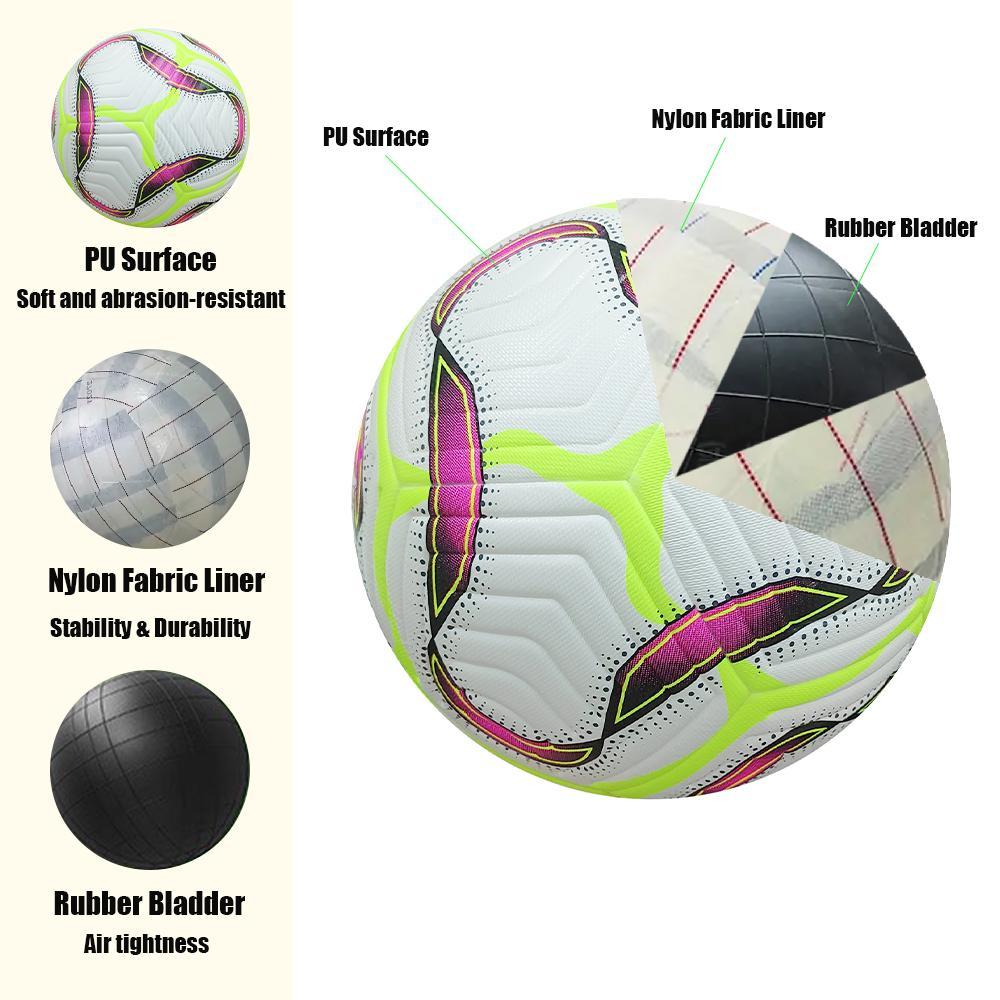 Size 5 Football, Professional Training Football, Football Training Ball, Football Ball for Adults, Soccer Ball for Training Competition