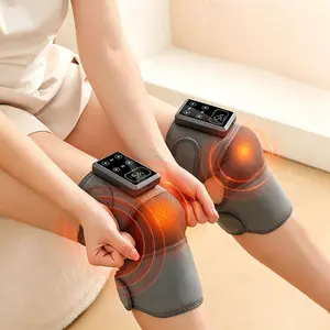 Heated Knee Brace for Sports Protection, Large Area Heat Therapy, 5 Temperature Settings 45-65°c, Joint Warmth Support