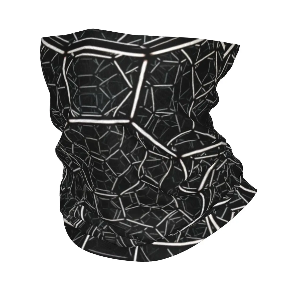 Multifunctional Sports Headband, Geometric Pattern, UV Protection, Dustproof, Windproof, Ideal for Running, Cycling, Motorcycle