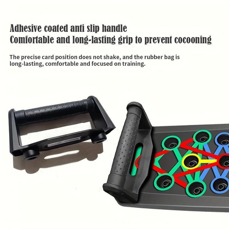 Multifunctional Push Up Trainer Board withErgonomicDesign for Chest Muscle Strength Boost HomeGym WorkoutEfficiency Comfortable Exercise