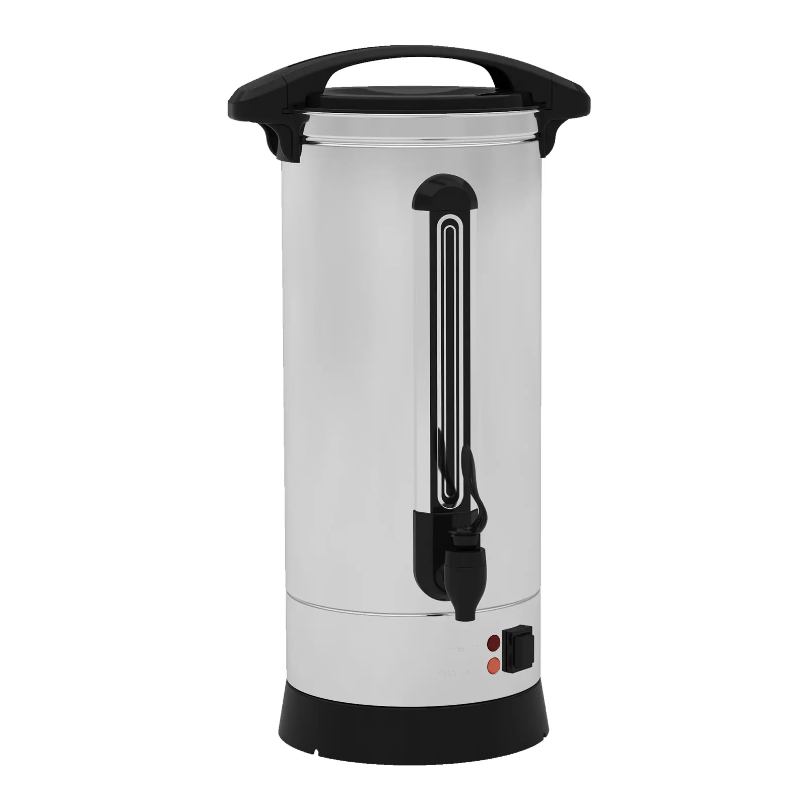 Fast Brew Commercial Coffee Urn - 100 Cup 14L - Stainless Steel Electric Percolator Large Capacity Auto Keep Warm Dripless Faucet - Hot Beverage Dispenser for Catering Office Parties Buffet