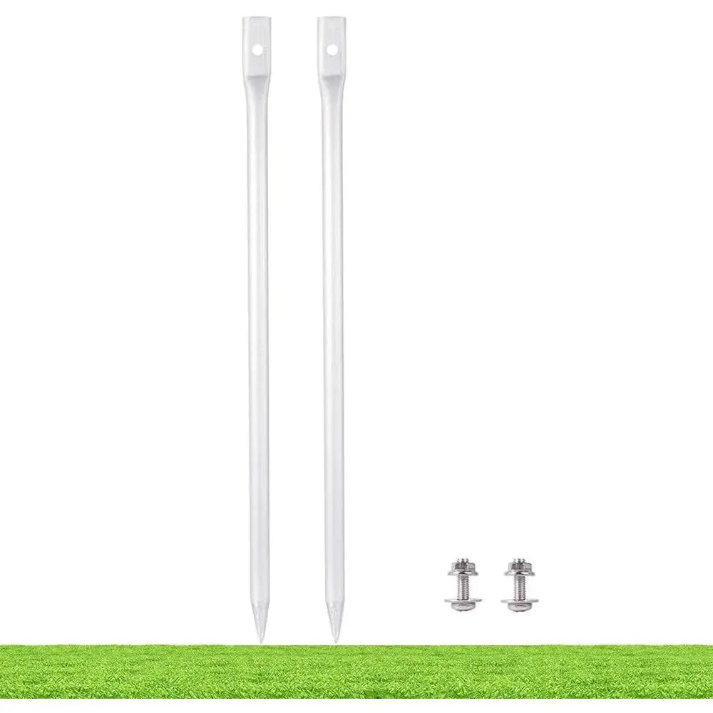 14" Long Metal Yard Stakes,  Alloy | Rust Resistant, for Lightweight Yard Signs Only, Hardware Included