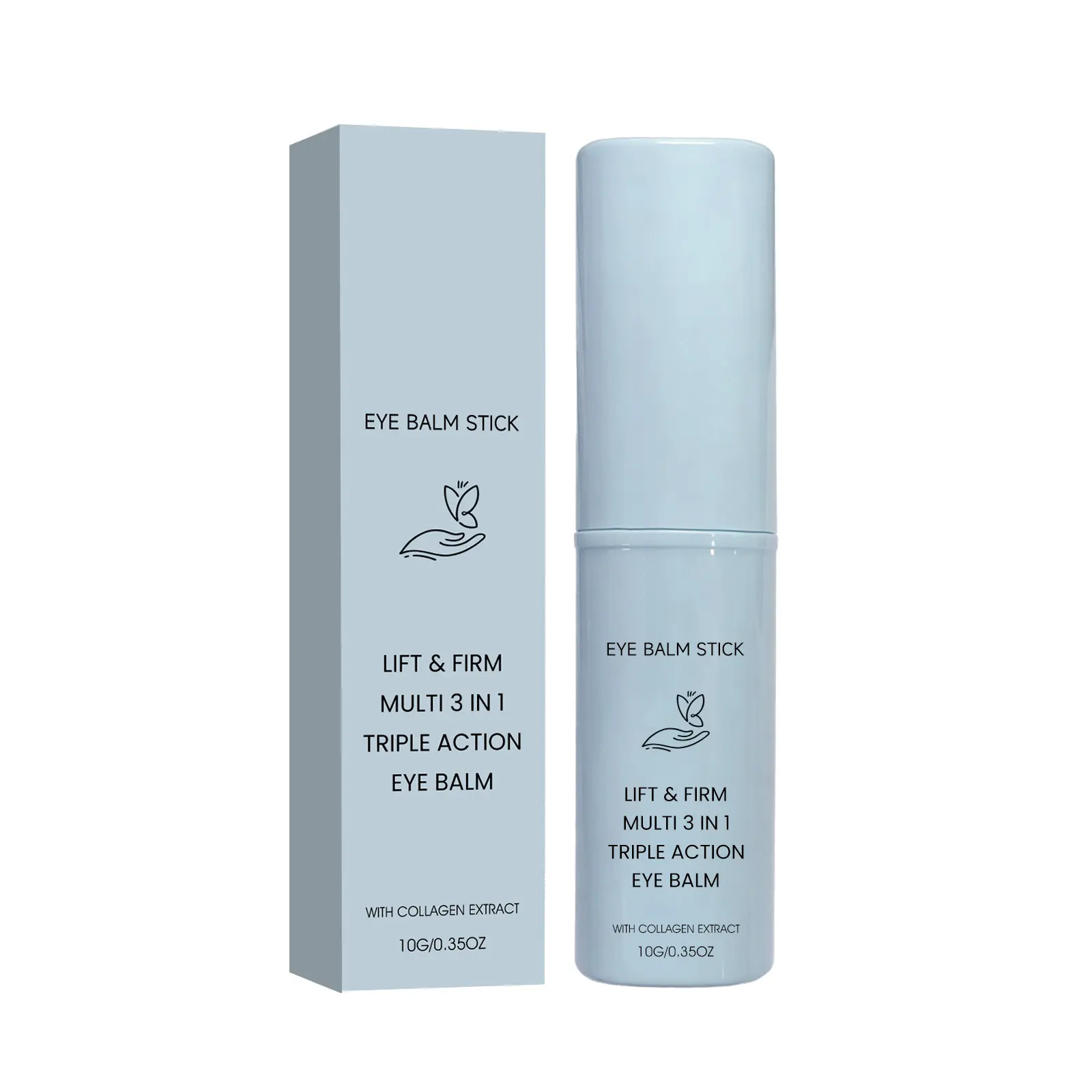 2026 New Korean Under Eye Balm - Lift & Firm 3-in-1 Multi Balm Stick Collagen Eye Cream Stick - Moisturizing And Hydrating, Delicately Caring For The Eye Area Skin. Daily Gentle Massage Eye Cream.