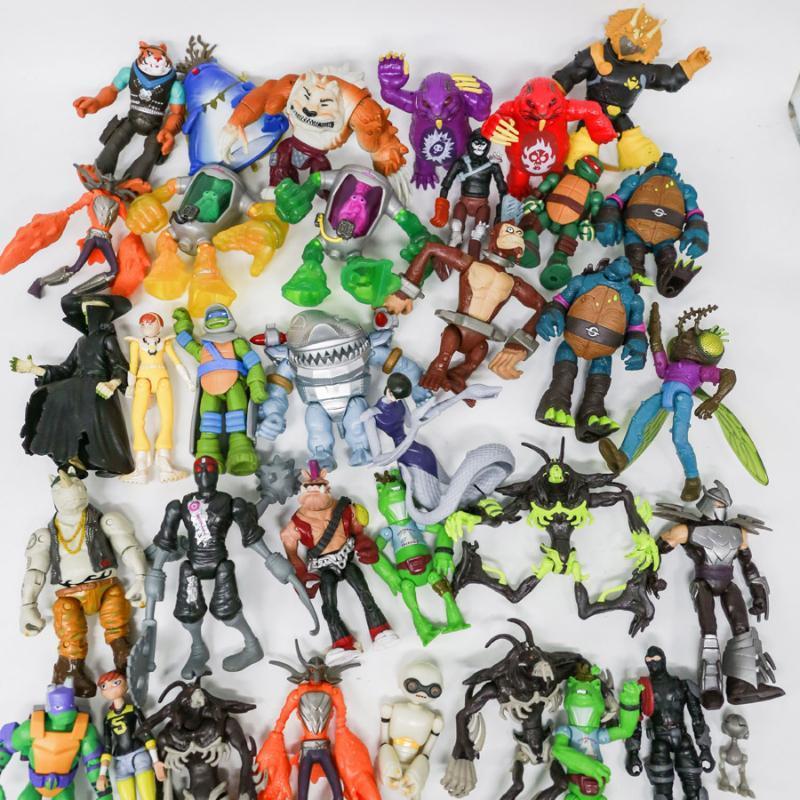 Teenages Mutants Ninja Turtles Movie Version Michelangelo Donatello Movable Joint Action Figure Model Toys Collect Ornaments popular