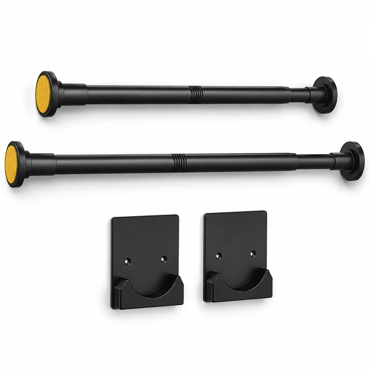 Adjustable Shower Curtain Rod 32-92 Inch, 1-Inch Stainless Steel Spring Tension Rod with Holders, No-Drill Anti-Slip Design, Matte Black,Kraft,Kids,Panther,Advent,Personalized,Inflatable,Vintage,foldable,Luxurious
