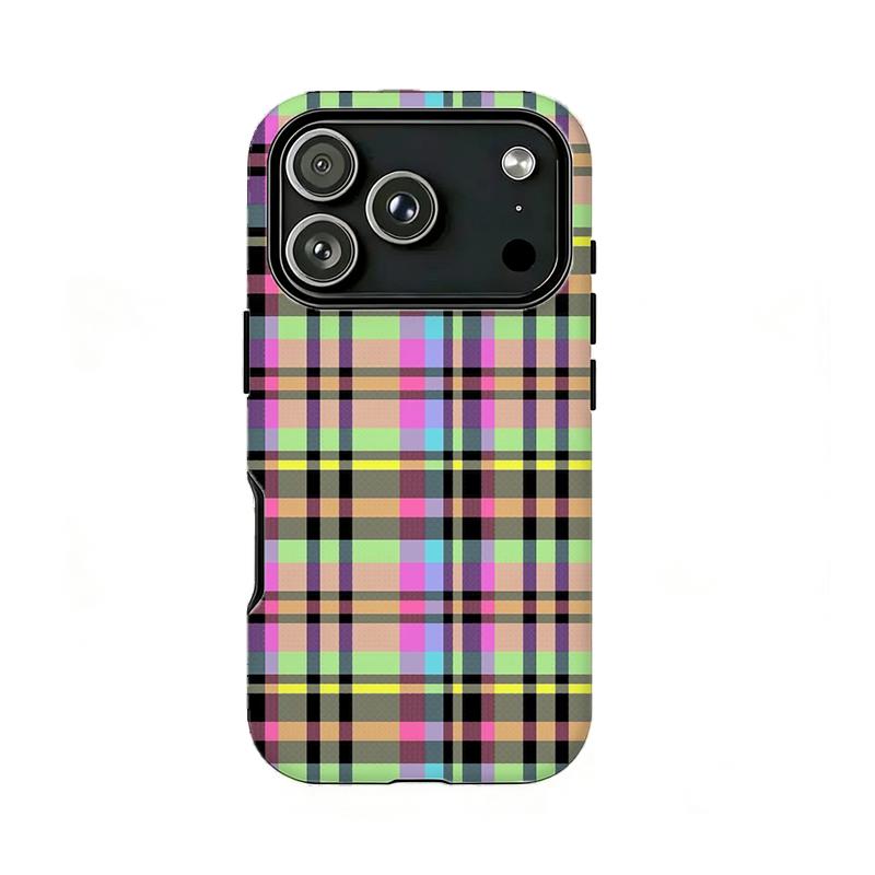 Y2K Heart Argyle Phone Case Cute Preppy Pattern,Compatible for iPhone 16 15 14 13 12 11 17Pro Max,for Samsung S25 S24 S23 S22 Ultra,Durable Dual-Layer design phone cover,Perfect Gift for Her