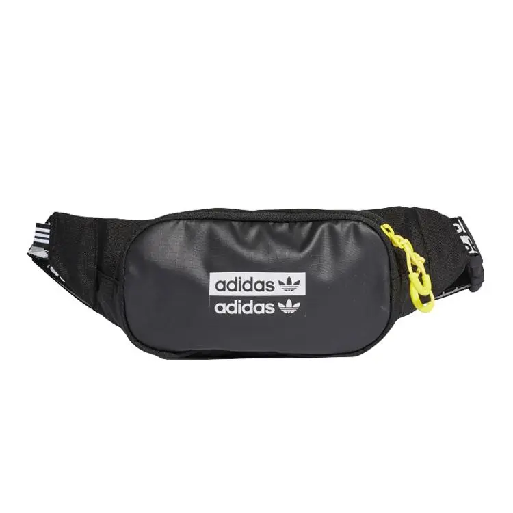 Adidas Originals Polyester Crossbody Waist Bag for Men and Women – Minimalist Black Style