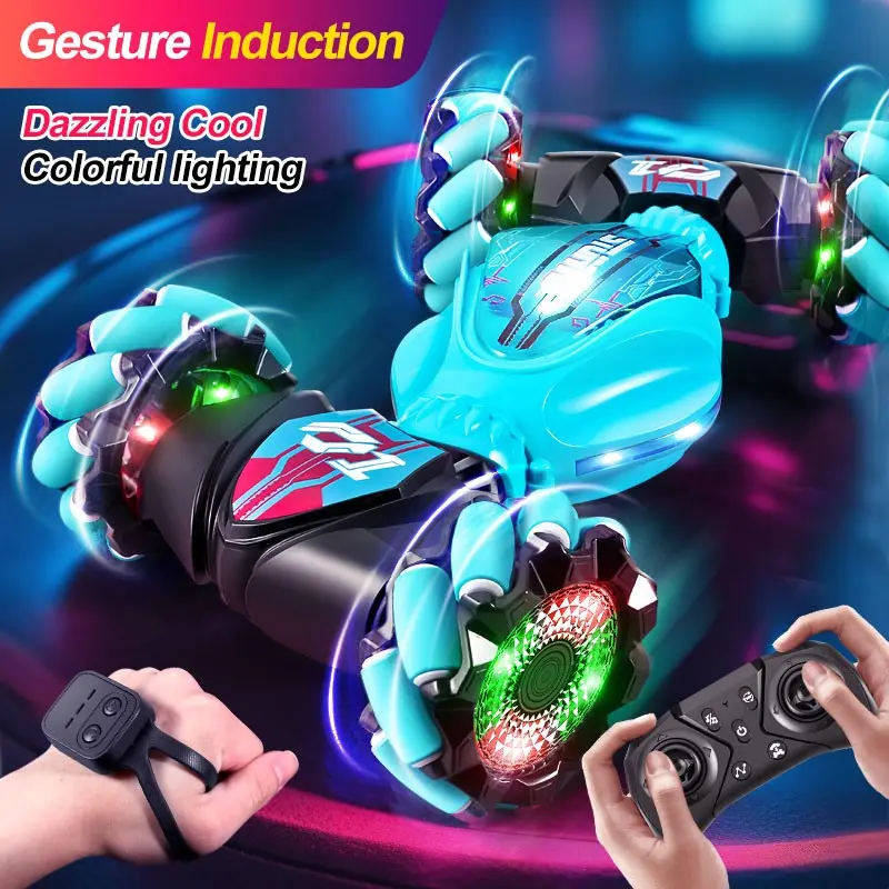 Gesture-Controlled RC Car, Four-Wheel Drive Drift Toy, Unisex Kids' Fun Gift, Lithium Battery Powered, Remote-Controlled Vehicle