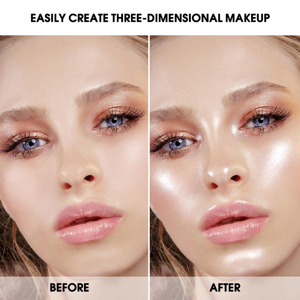 Long Lasting Shimmering Highlighter Pen, Glitter Eye Brightener Stick, Natural Eye Shadow Highlighting Pen, Eyeliner for Makeup, High-gloss Eyeshadow Pen, Glow Seeker Highlighter Pen