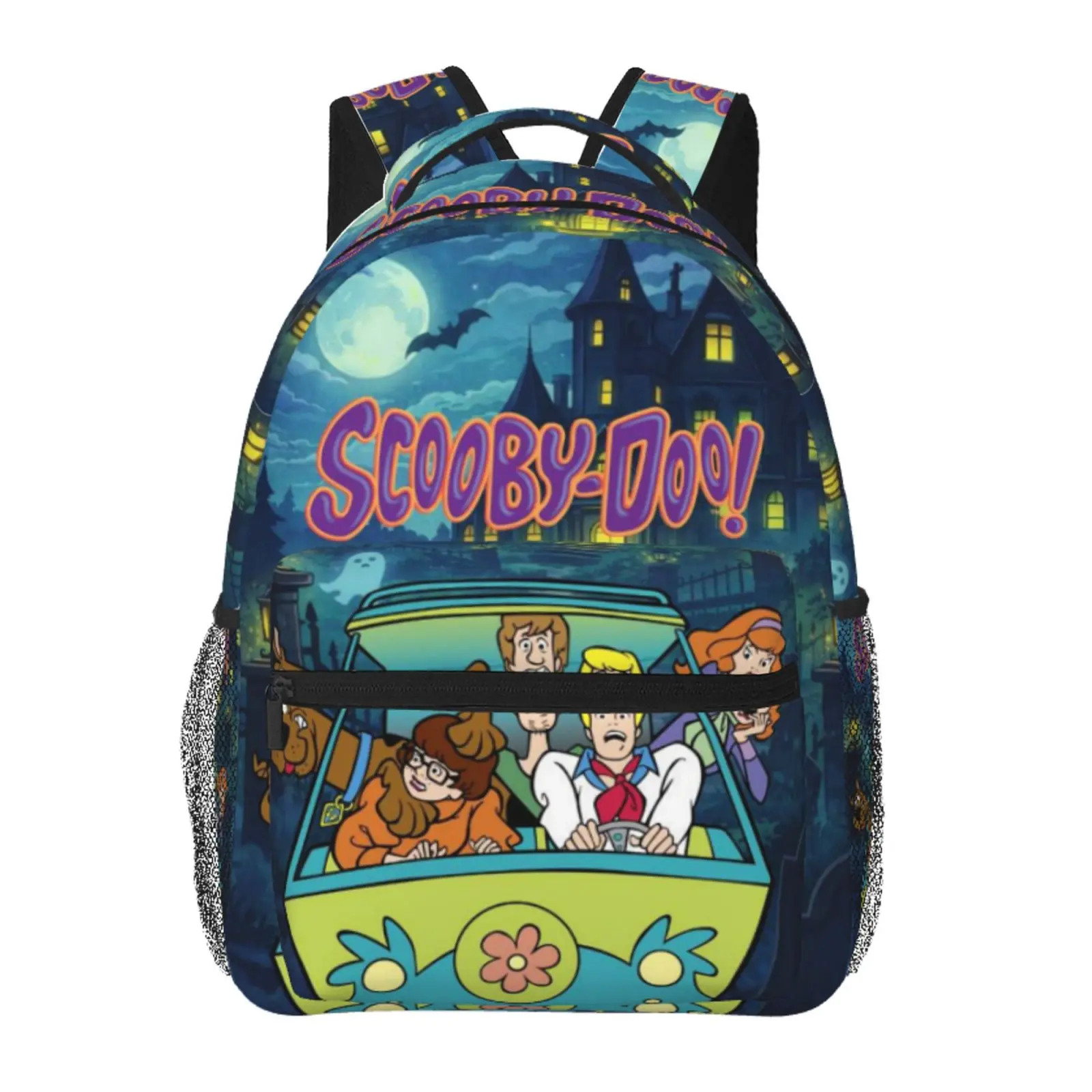 Anime Backpack Scooby Doo3 School bag Cute Girls Boys Teens Backpacks Kawaii Kids Lightweight backpack with adjustable straps Bookbag with for office travel bag
