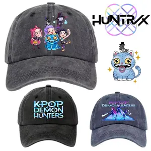 Kpop Print Baseball Cap Retro Duckbill Cap Casual Sunshade Sports Sun Hat