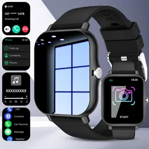 2026 New Upgrade Full Touchscreen Smartwatch, Unisex HD Display, Wireless Calling, Multi-Function Alerts, Alarm, Music, Fashionable Design