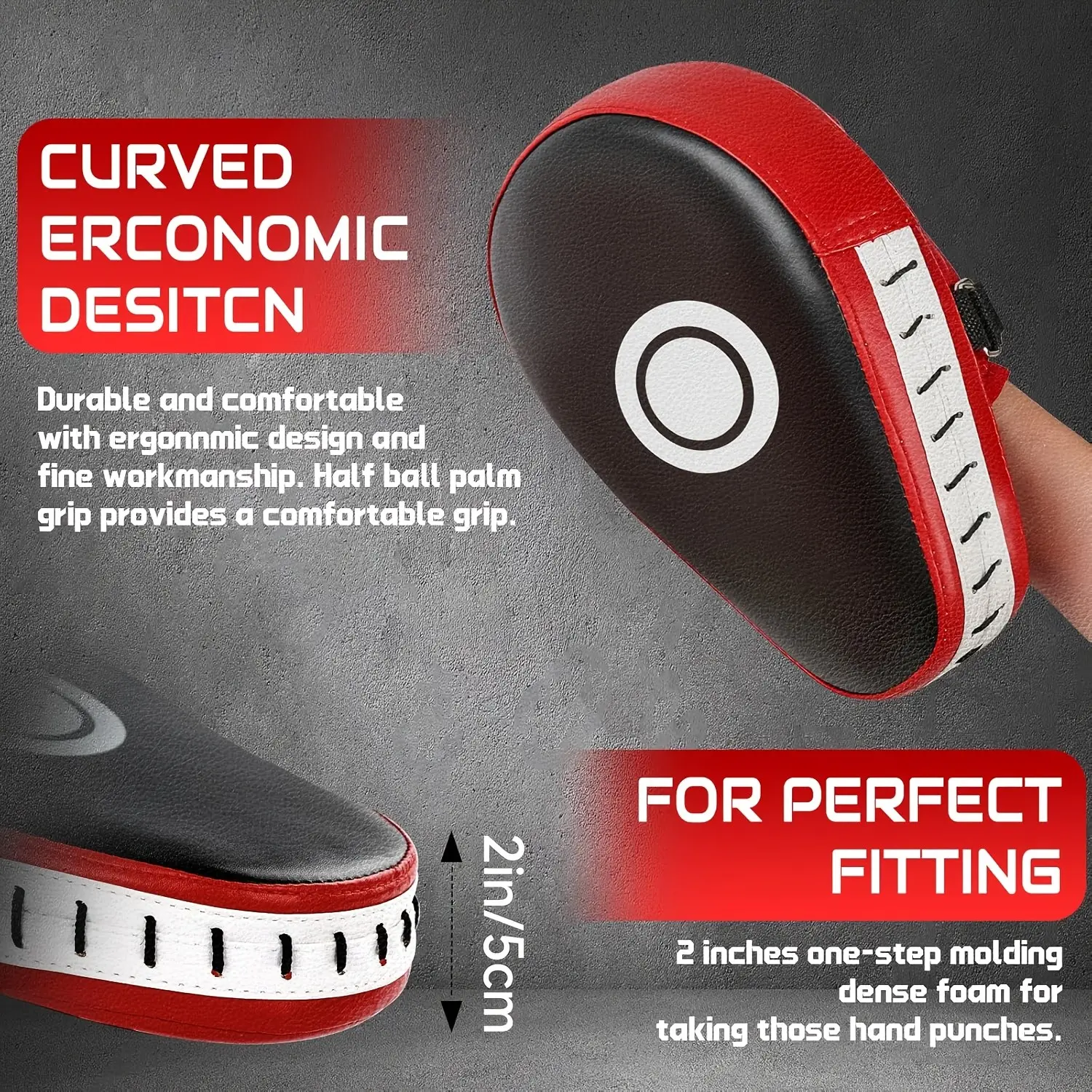 Boxing Focus Pad for Mma and Muay Thai Kick Training, Ideal for Taekwondo, Karate, Boxing, and Other Sports, Perfect for Training and Sparring