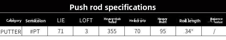 Golf Putter with Alignment Line - Right-Handed - Stainless Steel Shaft