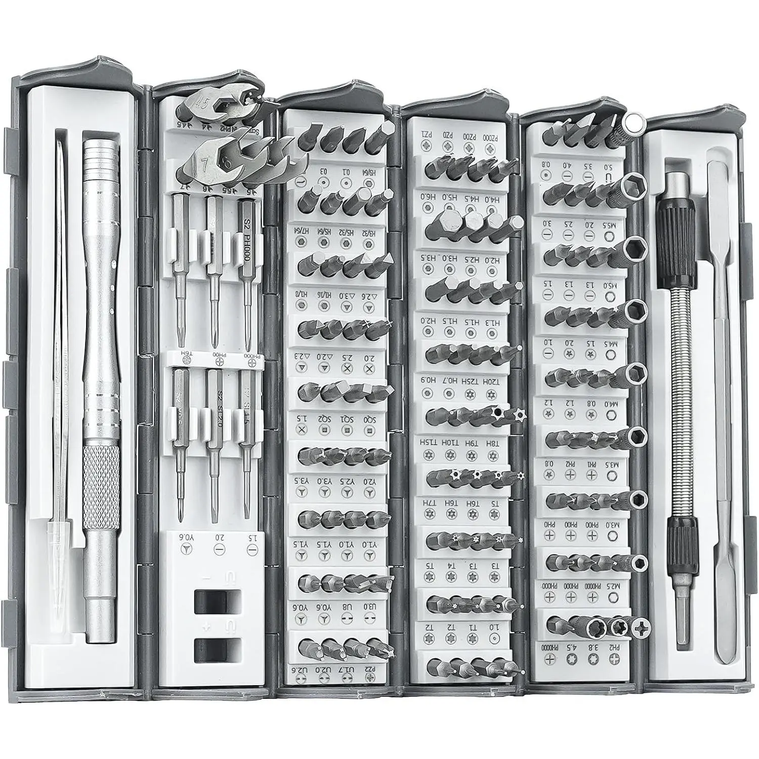 128 in 1 Precision  Set - Father’s Day Gifts for Men, Ratchet  Set, Professional  Repair Tool Kit with 122 Bits for Phone Camera Laptop Watch
