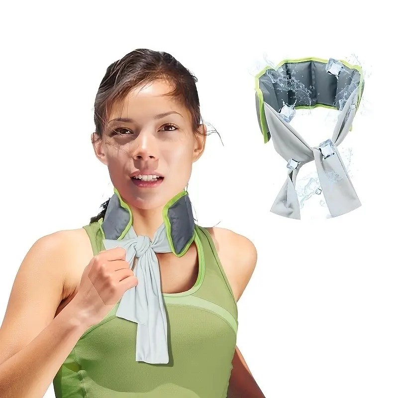 Absorbent Cooling Ice Scarf, Sports Cooling Tool, Summer Cold Sensation Ice Wrap, Outdoor Physical Cooling Ice Towel, Neck Shoulder Cooler