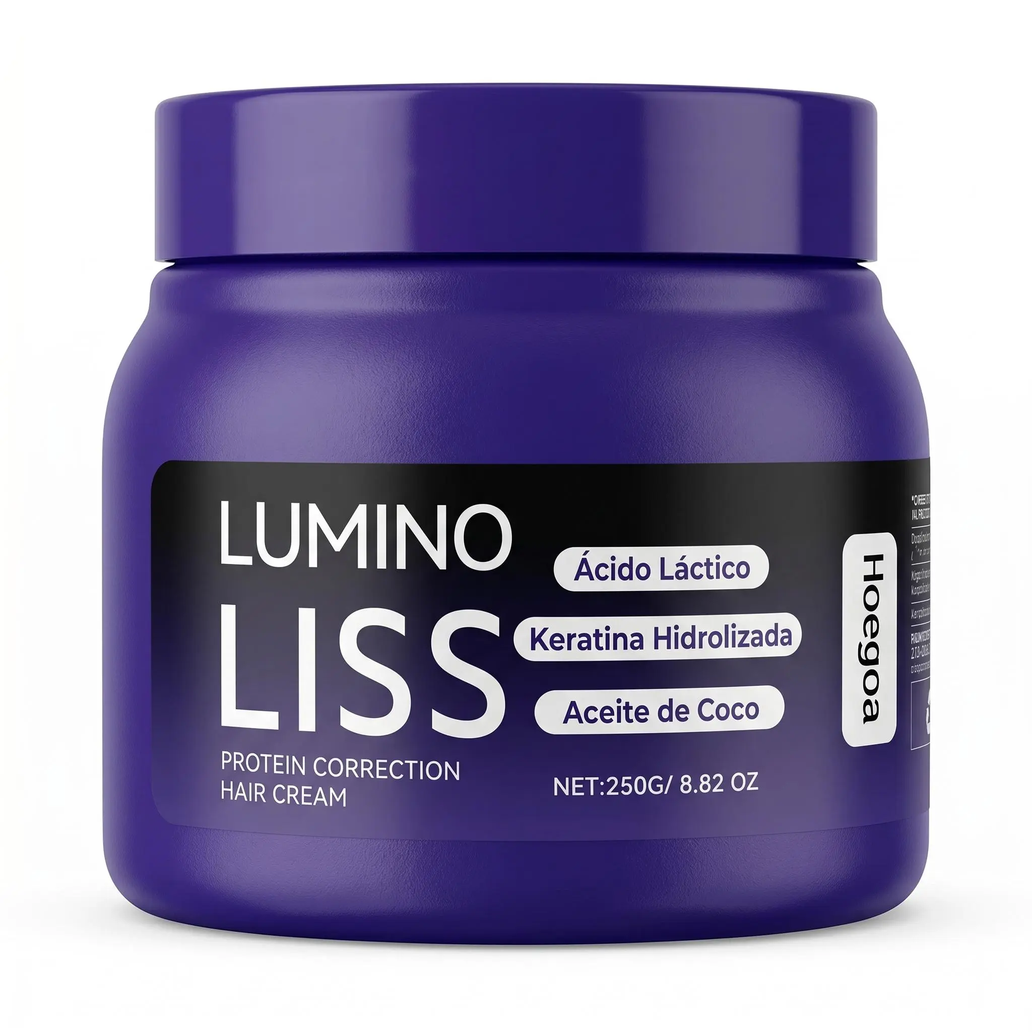 Lumino Liss Keratin Anti-Frizz Smoothing Hair Cream - Formaldehyde-Free Protein Haircare Treatment, 250g/8.8oz, Deep Repair, Nourishing Softening, Buy 1 Get 1 Free Product, Formaldehyde-Free Leave-In Treatments