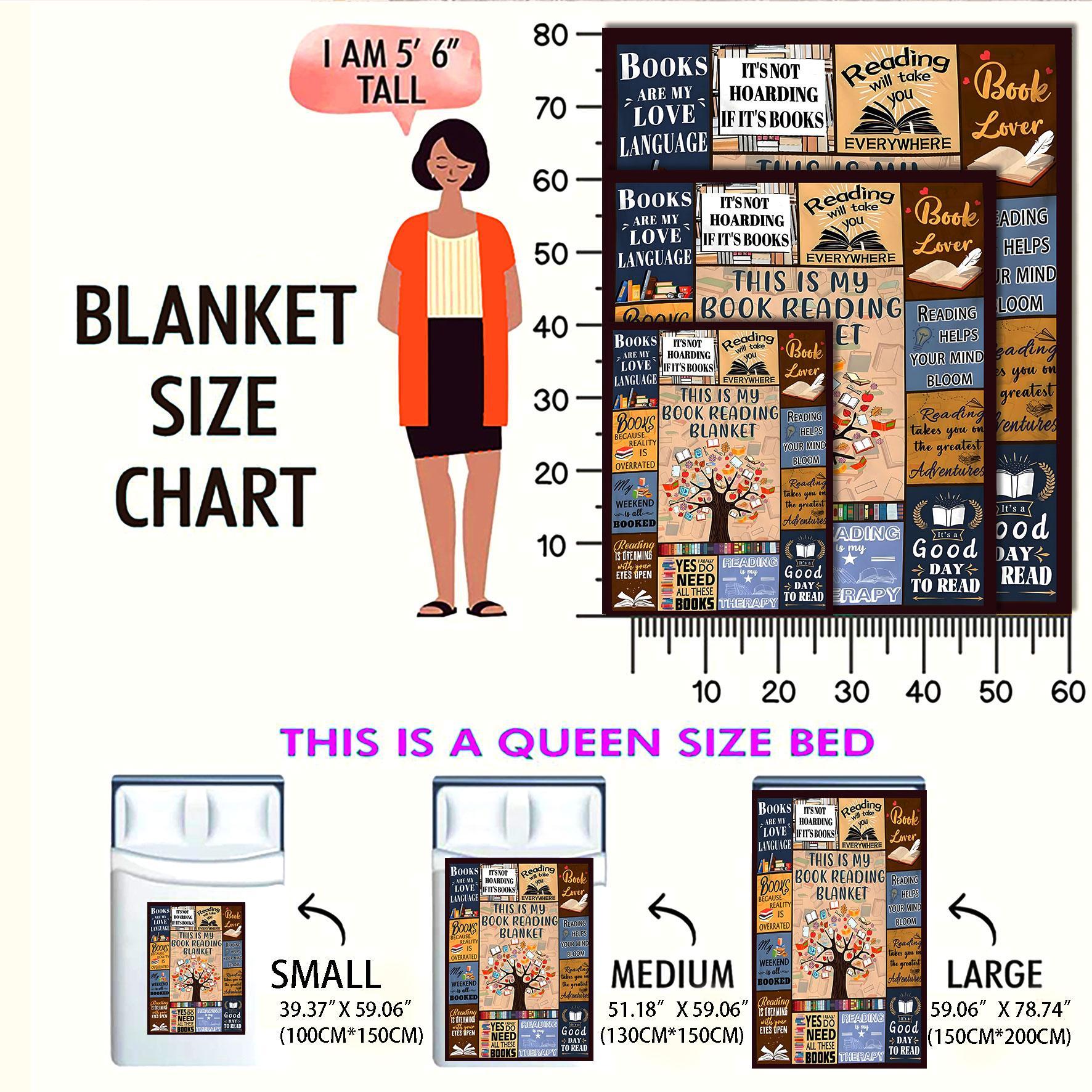 Book Themed Blanket, Soft Throw Blanket, Air-conditioned Room Blanket, Warm Nap Blanket, Blanket Gifts for Home Office Travel Camping