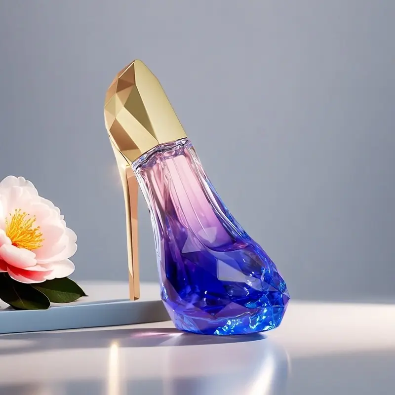 Crystal High Heel Perfume for Women, Woody Floral Fragrance, Elegant Long-Lasting Scent, Ideal for Daily Use, Dates, Gifts