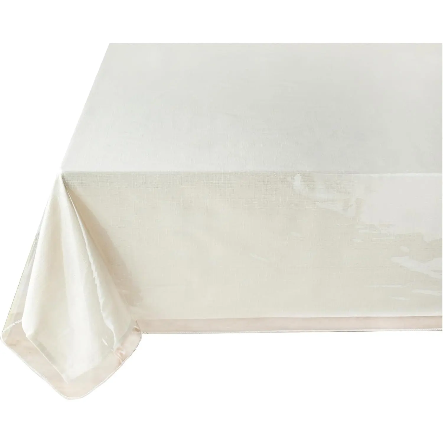 Heavy Duty Crystal Clear Plastic 100% Waterproof Tablecloth Protector, Vinyl PVC Table Cloth, Oil Spill Proof Wipe Clean Table Cover for Dining Tables (60" x 84" Rectangular/Oblong)