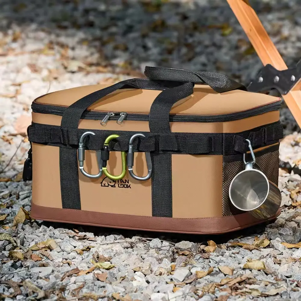 Insulated Cooler Bag, Portable Soft Cooler Tote for Outdoor Camping Supplies, Leak-Proof Thermal Lunch Bag for Picnic Essentials, Beach & Travel, Cooling Bag