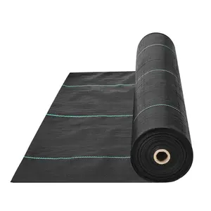 【DealsForYouDays】VEVOR 3FTx250FT Premium Heavy Duty Weed Barrier Landscape Fabric, 5OZ Woven Geotextile Fabric Under Gravel, High Permeability for Weed Blocker Weed Mat, Driveway Fabric, Weed Control Garden Cloth