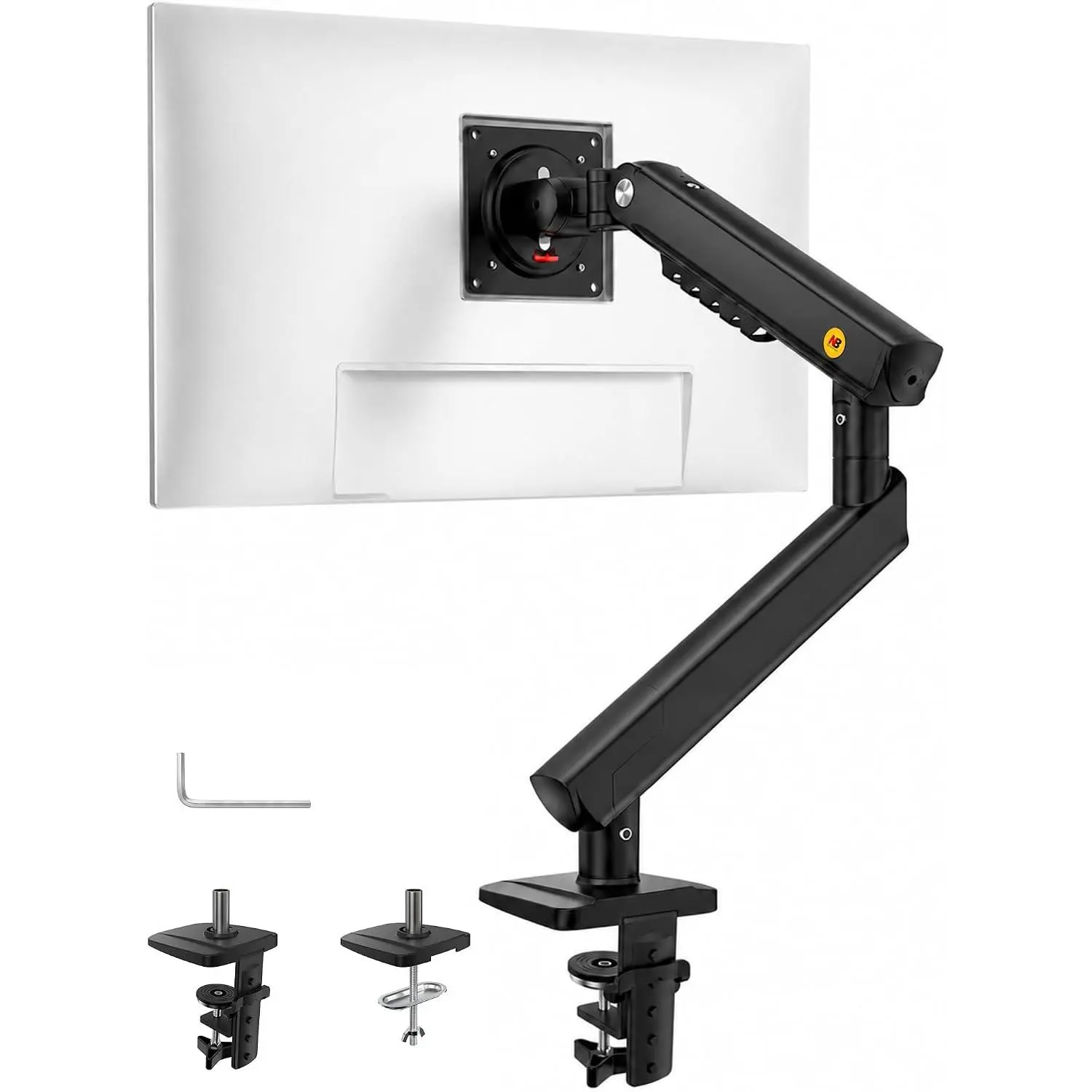 SmooVex™  Mount,  Stand fits up to 32 Inch, Mechanical Spring Mount, VESA 75/100 mm, Model-A5(Black)