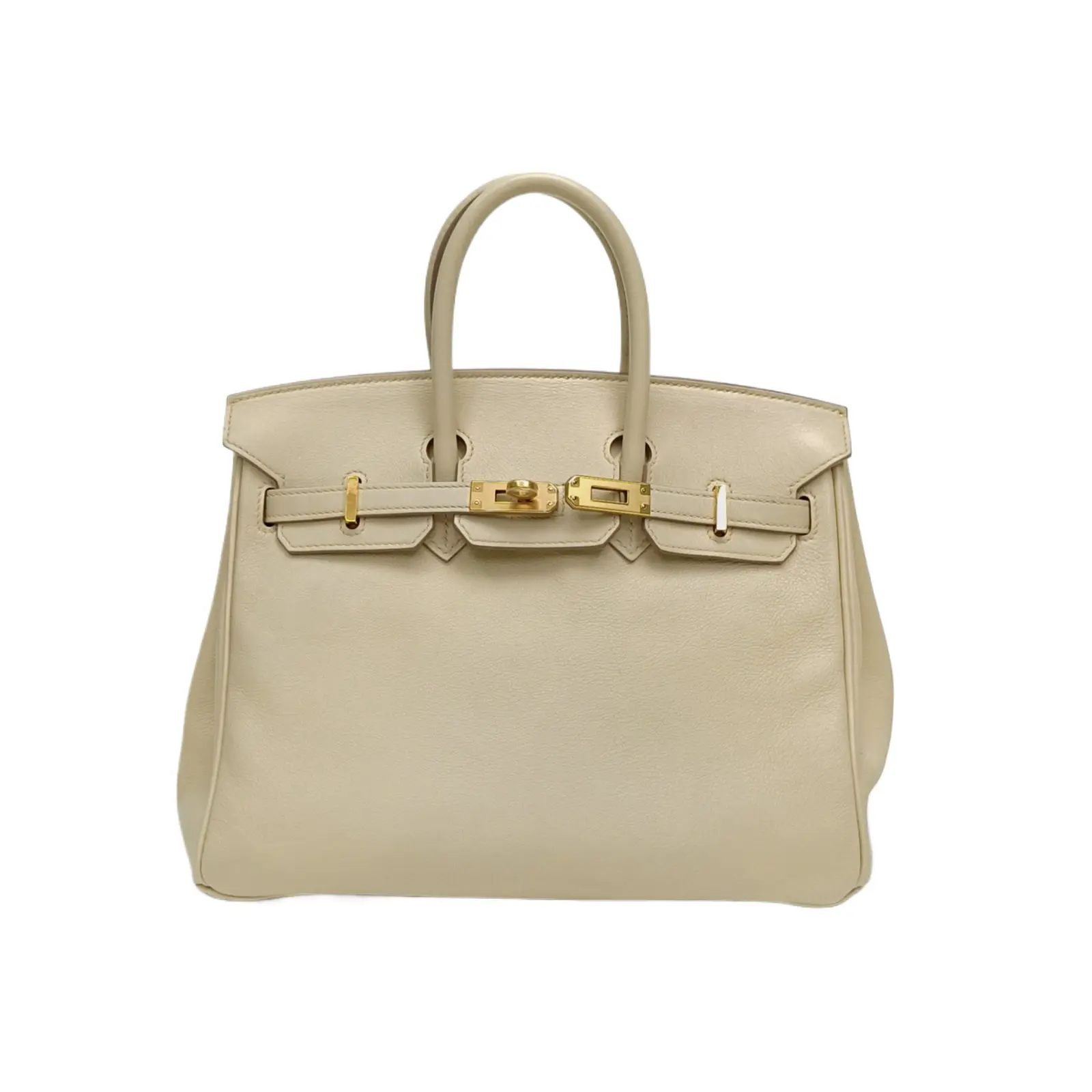 Pre-owned HERMÈS alea Birkin 25 Blanc Milkshake(10) P226968133