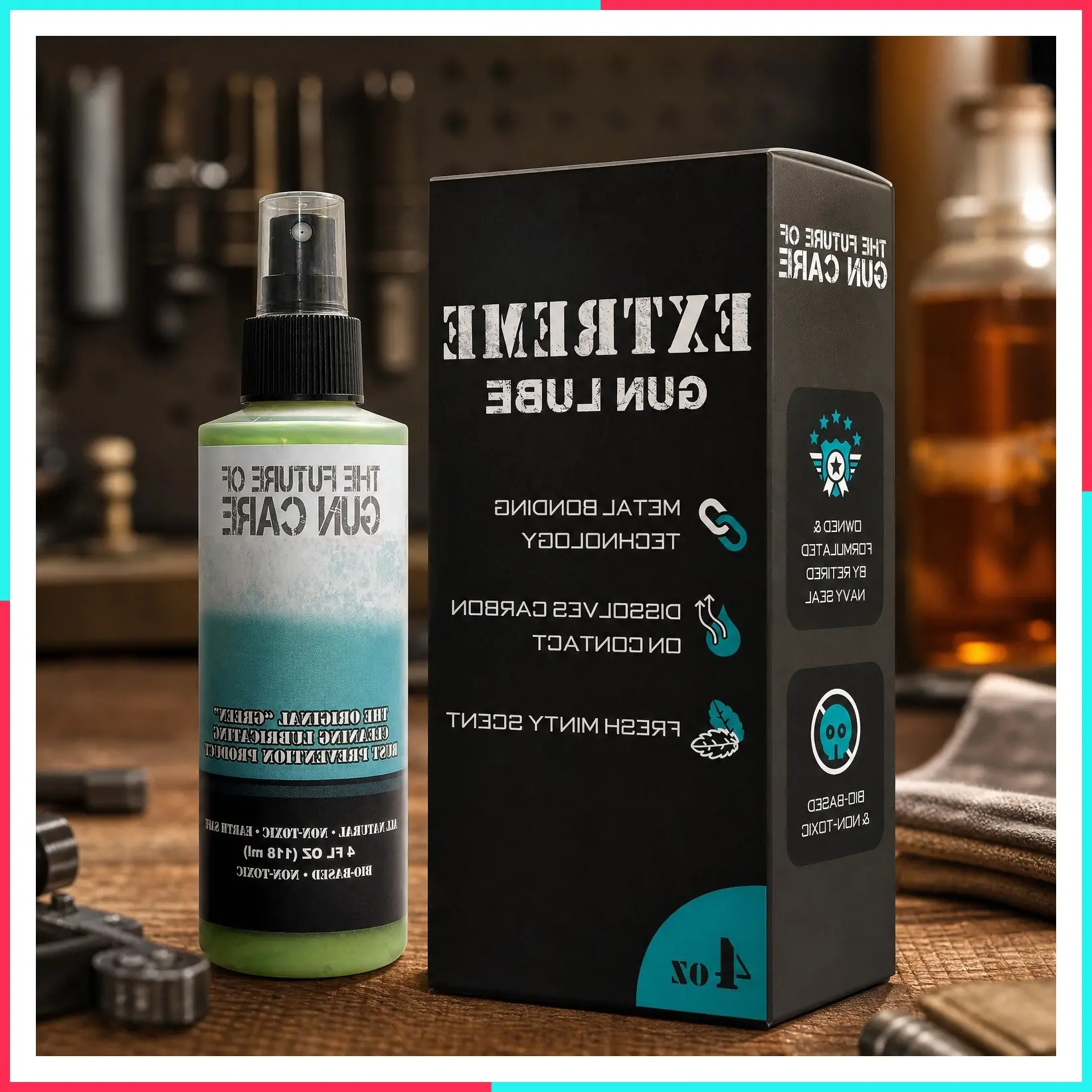 Extreme Gun Lube - Non Toxic Gun Lubricant - Lubricates & Protects