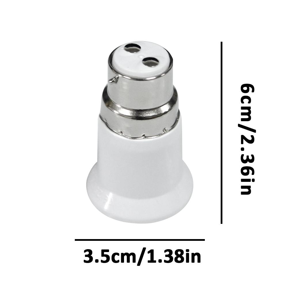 High-Quality B22 to E27 Lamp Socket Adapter for Lighting Fixtures,Bulbs & Lamp, Electrical Appliances Sturdy Bakelite Material,Durable Electrical Wood Material, B22 Base for Lamp Holder Adapter , Flexible Arm for Easy Home and Office Use
