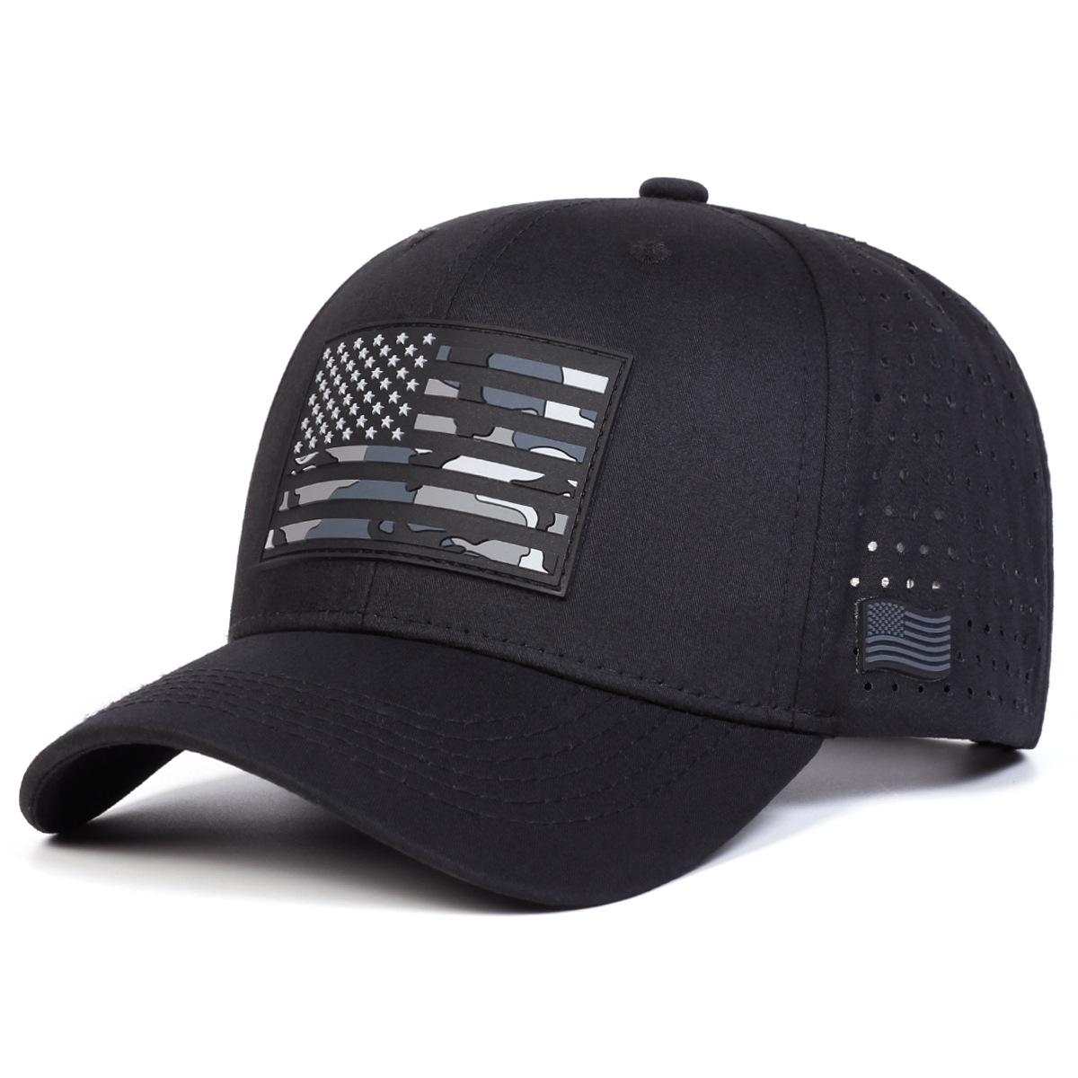 2026 baseball cap, flag mesh cap, freely adjustable duckbill cap, breathable sun protection hat, sports cap