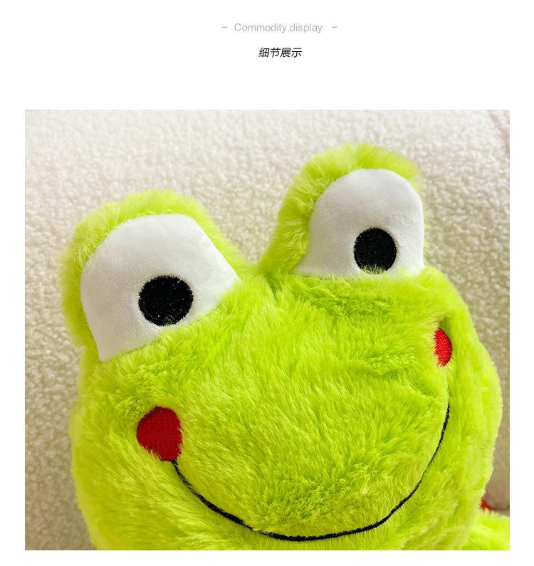 Y2K Korea Cute Cartoon Plush Frog Doll Backpack Anime Messenger Bags Personality Girls Shoulder Bag Kawaii Coin Purse Kids Gifts