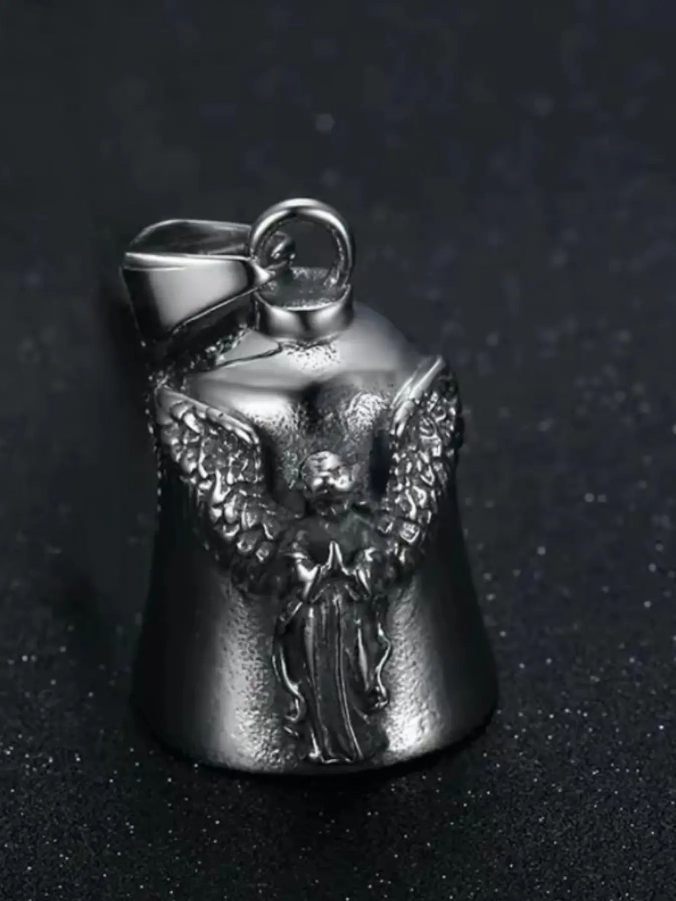 Prayer Hand Bell, Christmas/halloween Bell, Motorcycle Bell/keychain, Unisex, with Pendant, Lucky Riding Bell, Motorcycle Accessories