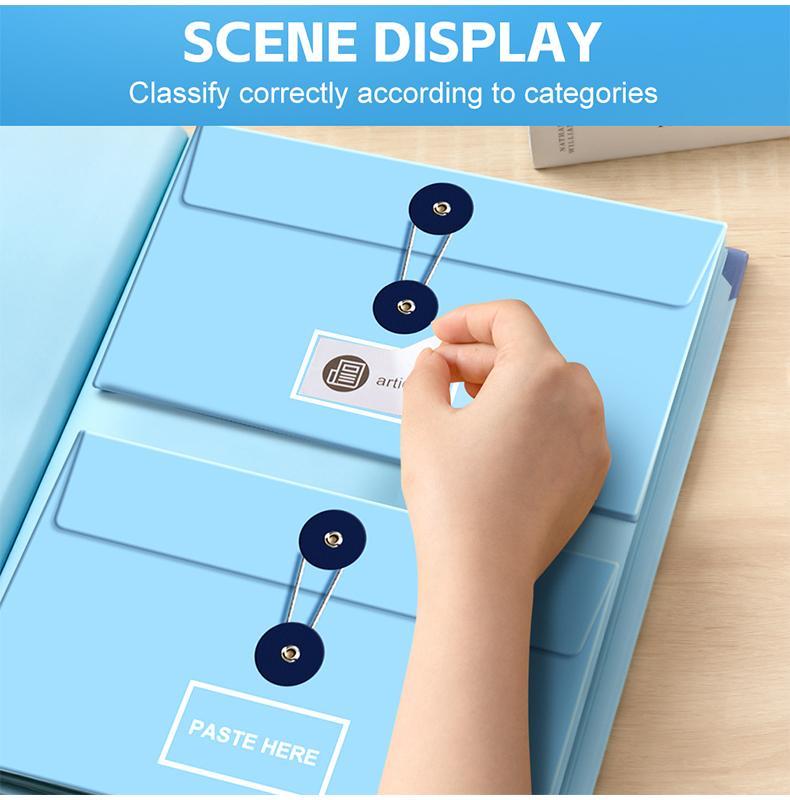 1 durable, reinforced ring binder for document organisation | Emergency ring binder for vital documents, birth certificates and estate planning