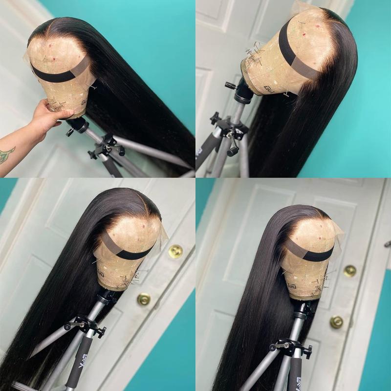 Bling Hair Clearance Sale Bone Straight Wigs 13x4 13x6 Hd Transparent Lace Human Hair Wigs For Women 360 Full Lace Frontal Wig Pre Plucked 30 28 Inch 180% Density TikTokShopHolidayHaul