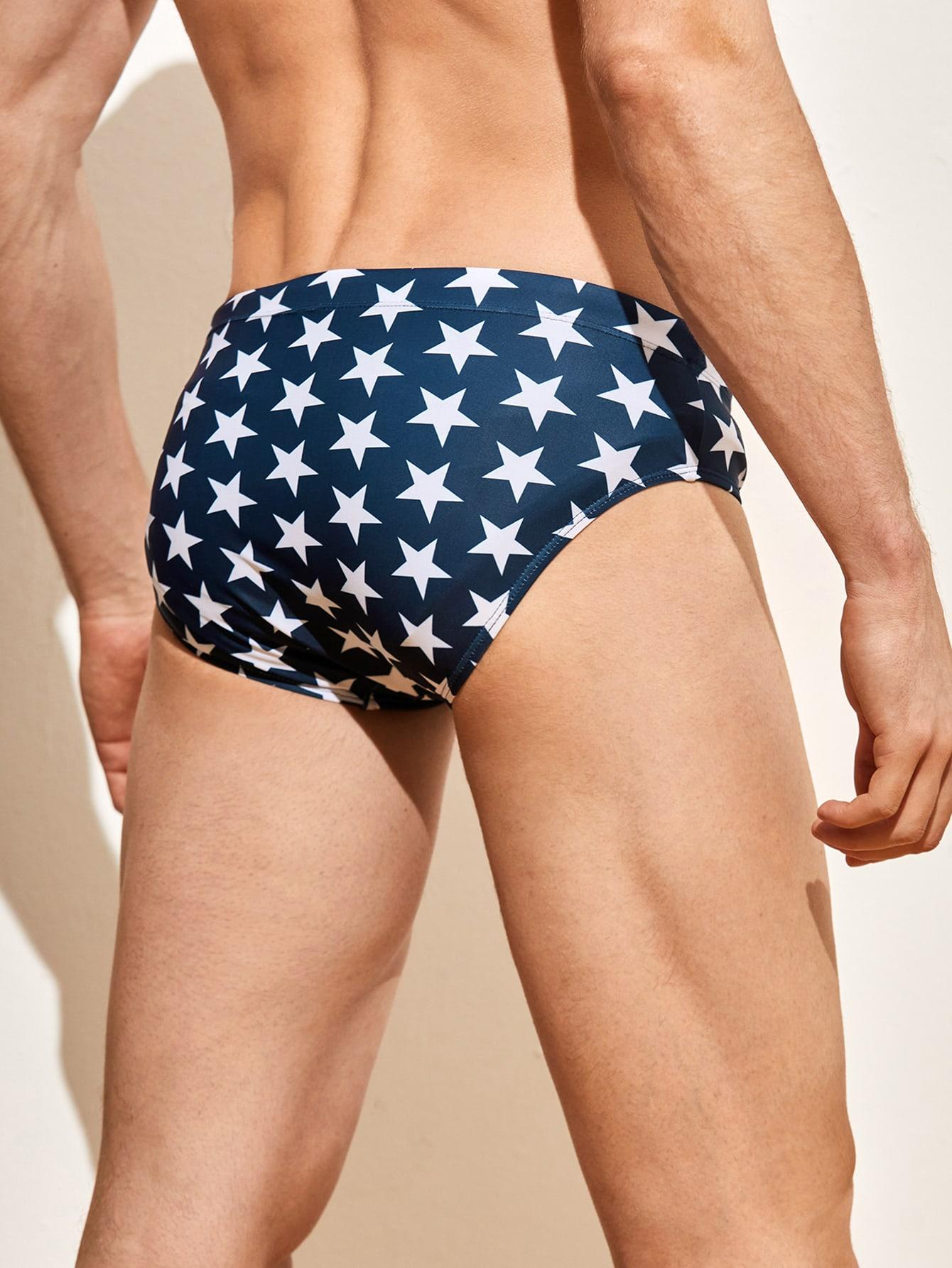 NewBdhjydb Men's Quick-Dry Swim Shorts - Low-Rise Board Shorts with Star Design & Color-Blocking, High-Elasticity Surfing & Beachwear Suitable for Surfing, Pool, Parties - SwimSuit for & (Hand Washable)