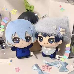 2026 Hot Genuine 10cm Blue Lock Vol.7 Vol.8 Hiori Isagi Yoichi Nagi Seishiro Mikage Plush Doll Fluffy Maumet Plush Keychain Gift