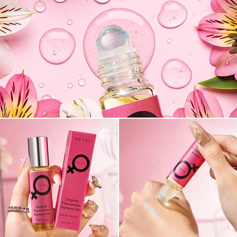 Men's Pheromone Rollerball Perfume, Long-Lasting Cedar and Woody Scent, Elegant, Ideal for Dates, Parties, Holidays, Gift