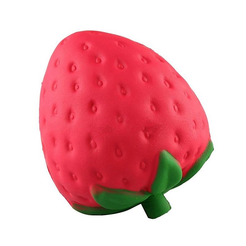 Super Jumbo Strawberry Squishy Slow Rising Antistress for Adults Anti-Anxiety Fidget Toy Kid Grownups Squeeze with Non-Toxic Toy
