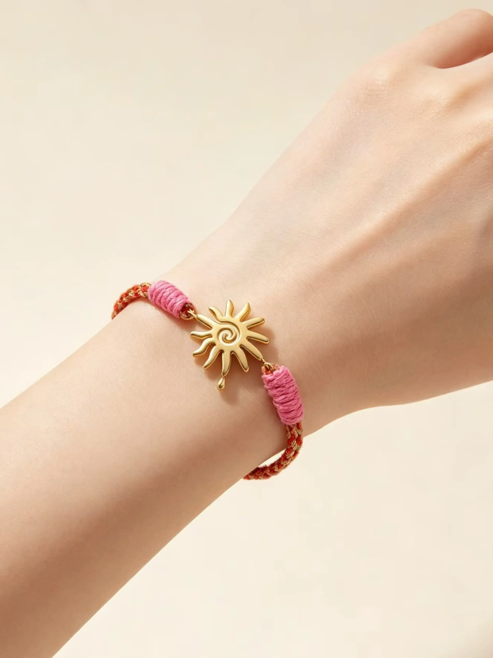 New Fresh Star Bracelet, Solar Rainbow Rope Dopamine Bracelet, Fashion Versatile Jewelry Accessory, Trendy and Stylish Wristwear