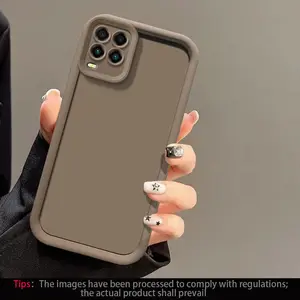 For Realme 8 4G/Realme 8 Pro phone case anti drop protective cover, luxurious candy frosted soft shell, ideal for daily use, durable protective cover, slim design, fashionable phone accessories, matte color phone case