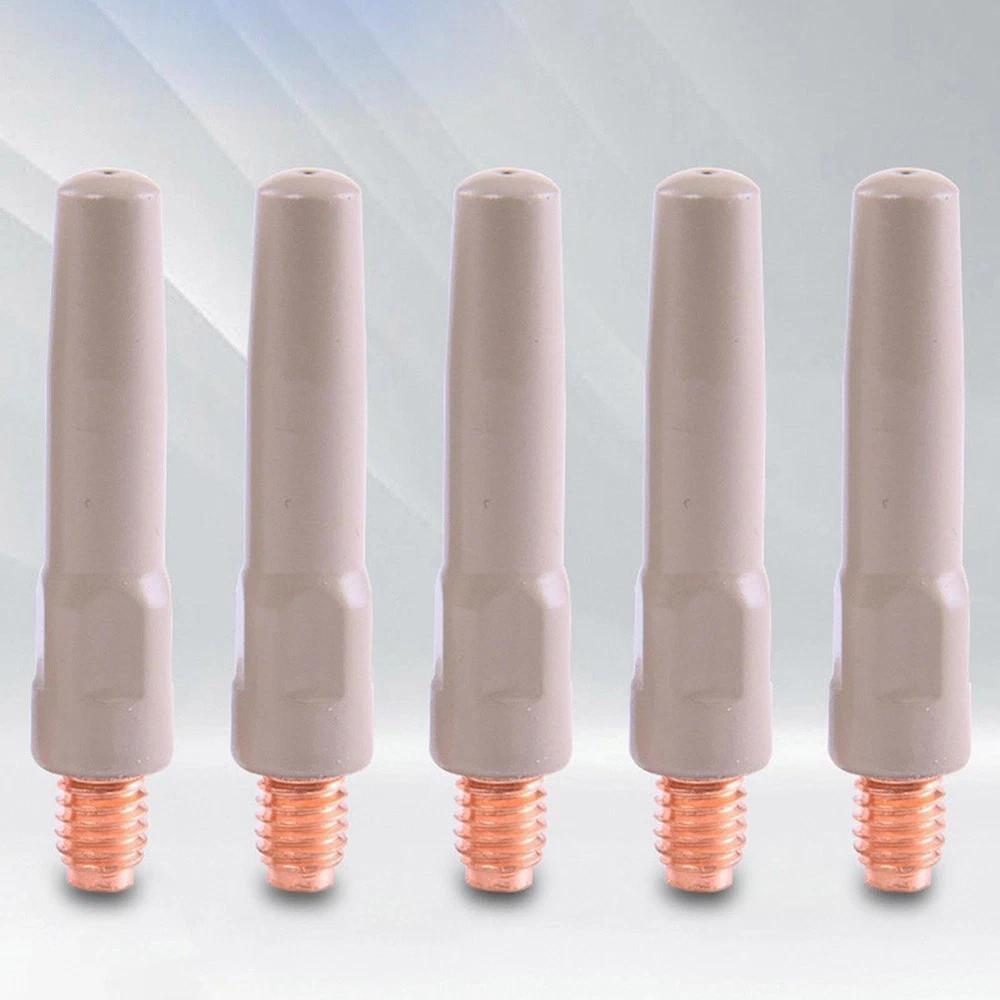 10 Piece Set of Innovative Non-Stick Welding Nozzles for Improved Welding Efficiency