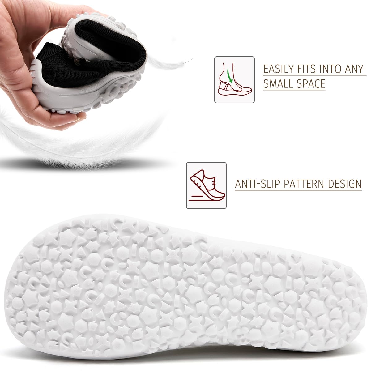 Women's Slipon Barefoot Flats Casual Shoes Fashion Comfortable Breathable Footwear Loafers with Rubber Sole Minimalist Walking Wide Toe Box Sneakers Lightweight All-Season  Girl SpringStatements