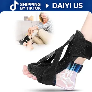 Plantar Fasciitis Night Splint and Brace, Upgraded Planters Facetious Relief, Foot Drop and Achilles Tendonitis Relief Brace. Night Splint for Plantar Fasciitis Women and Men,Suitable for Mother's Day, Father's Day, Christmas gifts Breathable Adjustable
