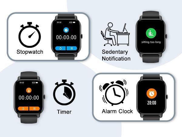 Ntaanoo 2026 Smart Watch 1.69'' HD Touch Screen 110+ Sports Modes IP68 Waterproof Bluetooth Call Heart Rate Sleep Monitor for Men Women Compatible with iPhone Android Magnetic Ntaanoo 2026 Smart Watch 1.69'' HD Touch Screen 110+ Sports Modes IP68 Waterproof Bluetooth Call Heart Rate Sleep Monitor for Men Women Compatible with iPhone Android Magnetic